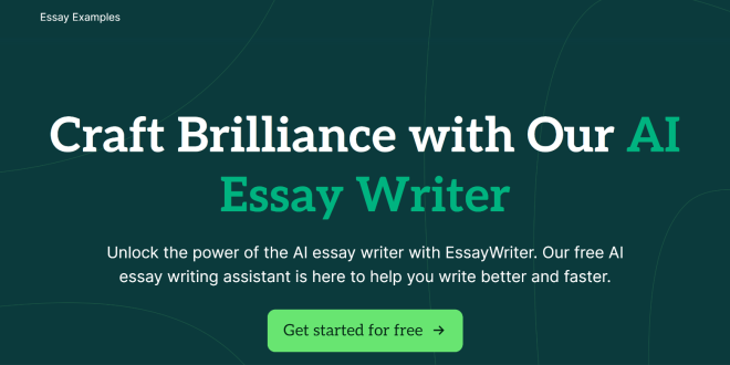 EssayWriter: Your AI Essay Writer Companion